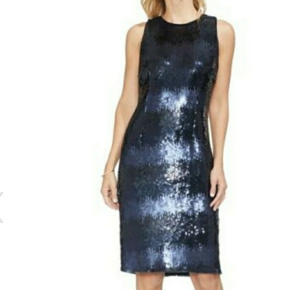 Vince Camuto sequin sheaIth cocktail/party dress.